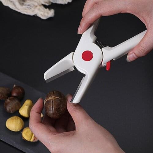 Walnut Sheller Pliers Chestnut Clip with ABS Handle and Safety Lock Nut Opener Household MUMR999