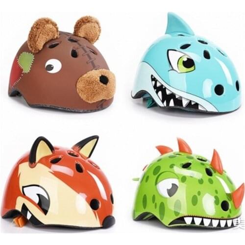 Animal Helmet Kids Bicycle Helmet - Mountain Bike Helmet For Skiing Cycling MTB And Road Bikes Riding Skating Helmet For Child