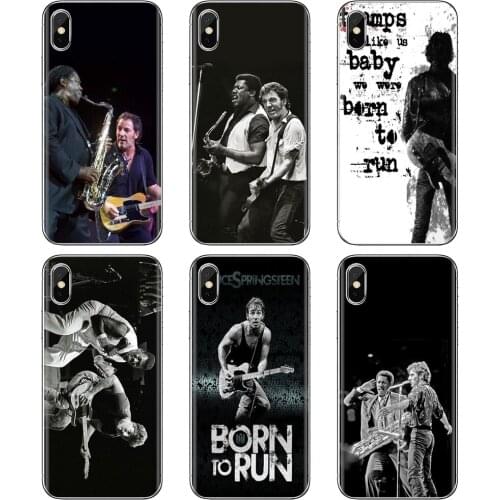 Silicone Shell Case For Xiaomi Redmi 2 S2 3 3S 4 4A 5 5A 5 6 6A 7A 9 9T 9C 9A Pro Pocophone F1 Bruce Springsteen run Ring Holder