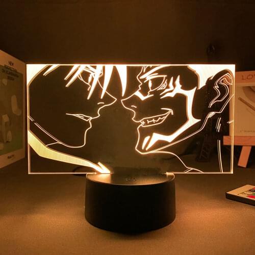 Anime Light Jujutsu Kaisen Led Panel Lights Valentines Day Gift Bedroom Decor Holiday Lighting Night Light For Children