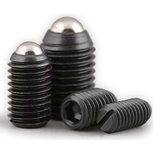 Grub Screws Spring Ball Point Bolts Grade 12.9 Slotted Screw M4 M5 M6 M8 M10 M12