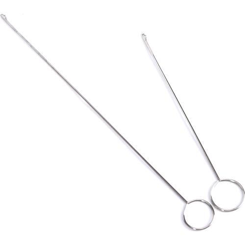 1/2pcs Stainless Steel Sewing Loop Turner Hook For Turning Fabric Tubes Straps Belts Strips For Handmade DIY Sewing Tools