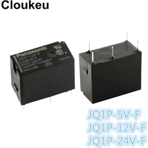 100Pcs Relay DIP5 JQ1P-5V-F JQ1P-12V-F JQ1P-24V-F AJQ6349F AJQ6341F AJQ6342F ALQ105 ALQ112 ALQ124 10A