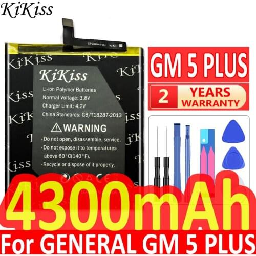 4300mAh For GENERAL GM 5 PLUS Smart Phone High Capacity Battery 4300mAh