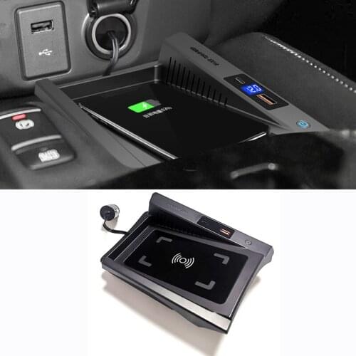 Car QI wireless charging phone charger fast charging plate phone holder for Nissan Qashqai J11 2019-2021 X-Trail T32 2016-2016