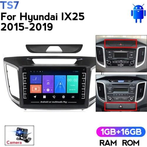 HD IPS Android Car Radio Multimedia Video Player Navigation GPS No 2 Din DVD for Hyundai Creta Ix25 2015 2016 2017 2018 2019