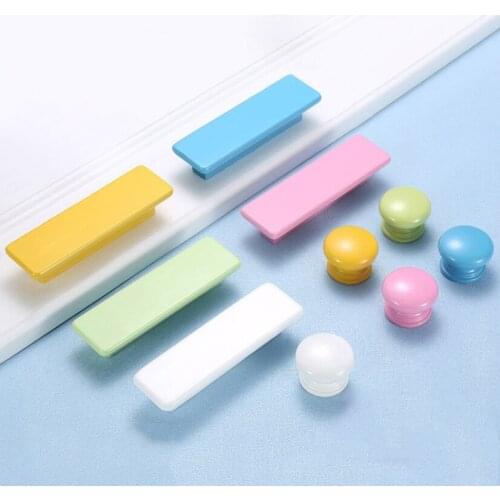Cute Mushroom Wood Drawer Handle Cabinet Knobs Childrens Room Drawer Pull Door Knob for Furniture Kids Wardrobes Hardware