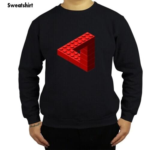 Escher sweatshirt Escher Toy Bricks Red hoodie Cute hoody Graphic Men Fashion Cotton sweatshirt sbz8069