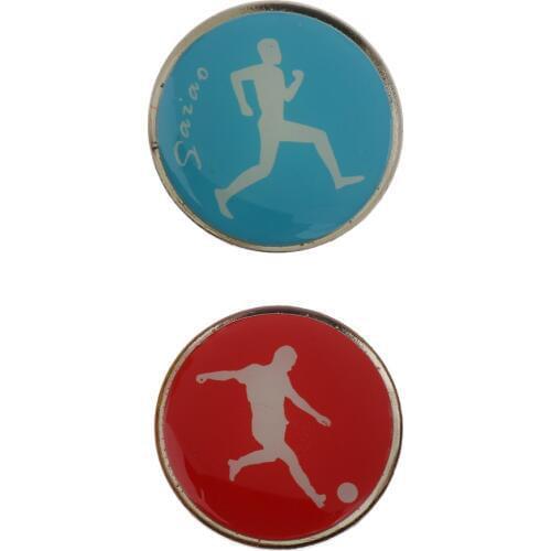 Football Socc Referee Flip Toss Coin 3.5cm Diameter For Soccer Football Badminton Table Tennis Durable Metal & Rubber