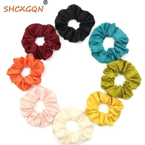 Hot Sales Matt color Women Hairband Elastic Hair Band Rubber Bands Headband Scrunchie For Women hair accessories,ACC133