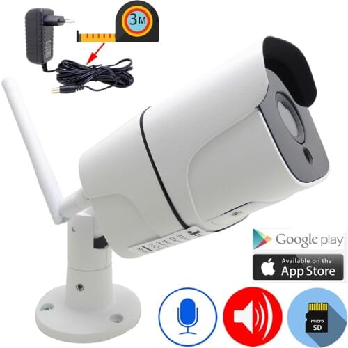 1080P IP Camera Wifi 3 Meter Power Adapter Outdoor CCTV Security Surveillance Wireless IPCam Audio P2P Wifi Camera Camhipro