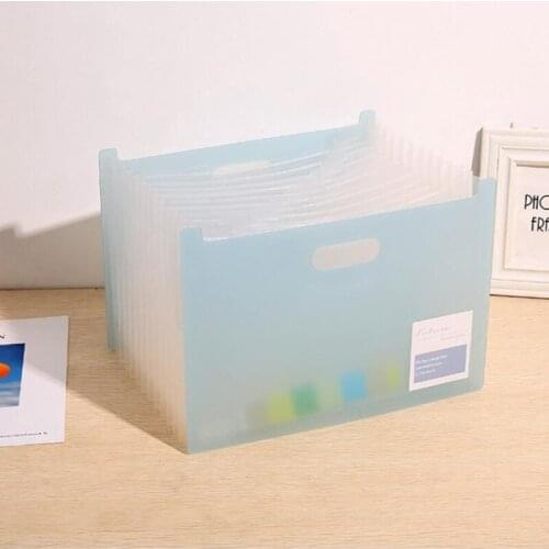 2020 New Arrival Desk File Folder Document Paper Organizer Storage Holder Multilayer Expanding Box School Office Stationery