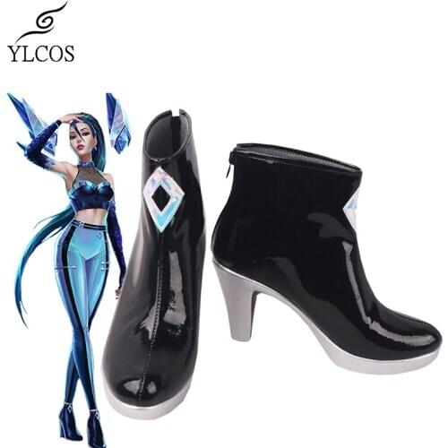 GAME LOL 2020 NEW KDA All Out Kaisa Cosplay Shoes Halloween Party Custom Made Boots