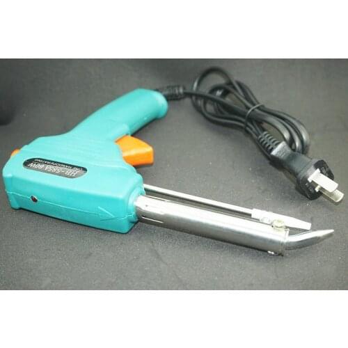 HEAVY DUTY ELECTRIC ELECTRICAL SOLDER SOLDERING IRON GUN BENT TIP 240V 60W