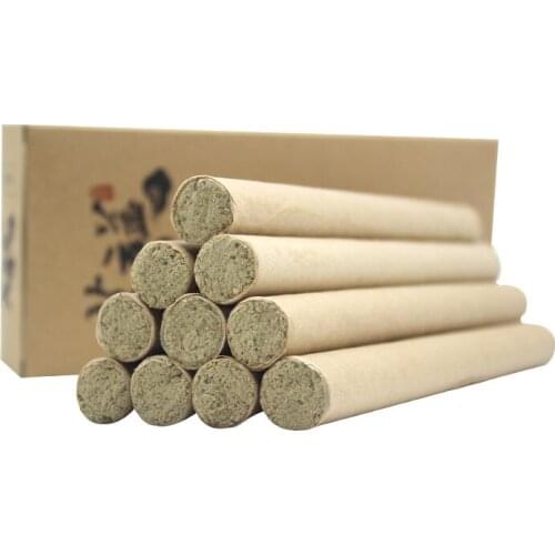 10 pcs 3 years wormwood moxa strip acupuncture moxibustion strip 5 section moxibustion stick