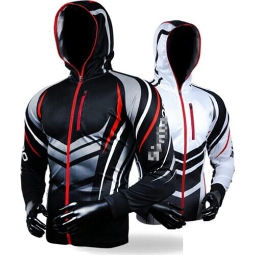 Drop Shipping Fishing Clothing Hooded Summer Sun Protection Men Jacket Quick-Drying Coat Breathable Anti-uv Fishing Shirt