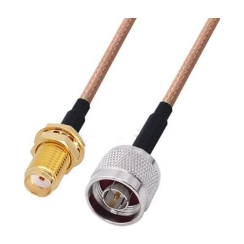 SMA Female to N Male Connector Pigtail Jumper RG316 Cable 50 ohm