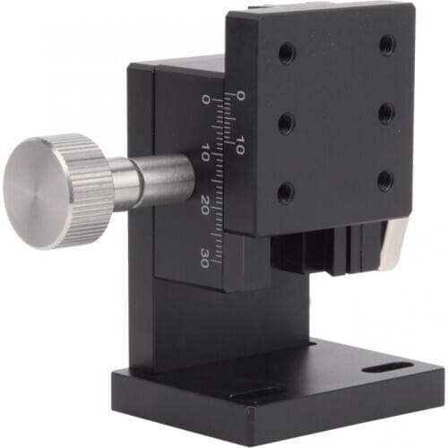 Manual Z Trimming Station Displacement Platform Gear Guide High Accuracy Adjustable Lifting Stage Sliding Table 40x40m