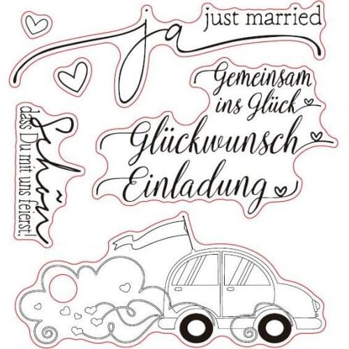 Marry Transparent Clear Silicone Stamp Seal for DIY scrapbooking photo album Decorative clear stamps A279