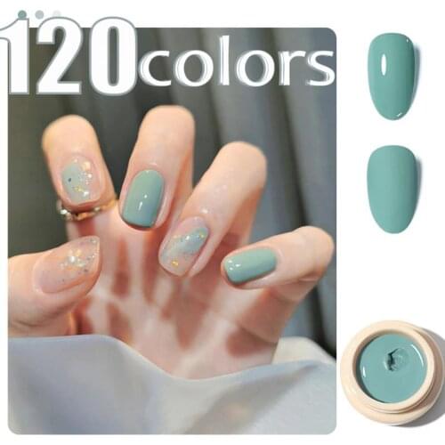 Japanese Canned Solid For nail Salon Nail Polish Manicure Pure Color Serie 120-Colors Gel Nail Polish Nail Art Color Gel Varnish