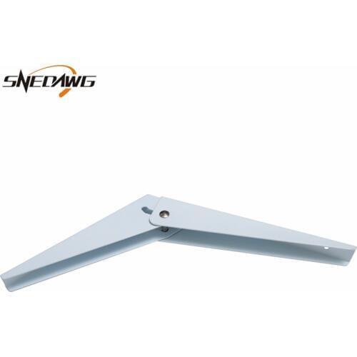 2pcs Triangular Folding Bracket 8/10/12/14inch Foldable Triangular Bracket Support Bench Release Catch Shelf Bracket for Table