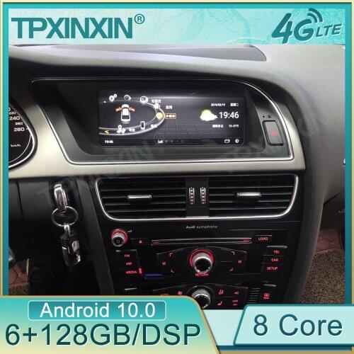 For Audi A4L 2013-2016 Car Radio Multimedia Video Player Navigation Stereo HeadUnit GPS Accessories Android 10 Auto 2din