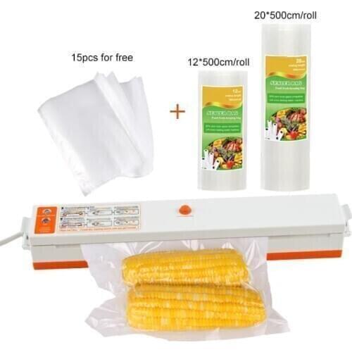 Automatic Vacuum Sealer System Electric Air Sealing Food Preserver