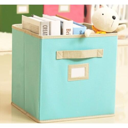 Large Capacity Home Storage Container Foldable Storage Box Organizer Non-Woven Fabric Storage Boxes for Toys Clothes Book