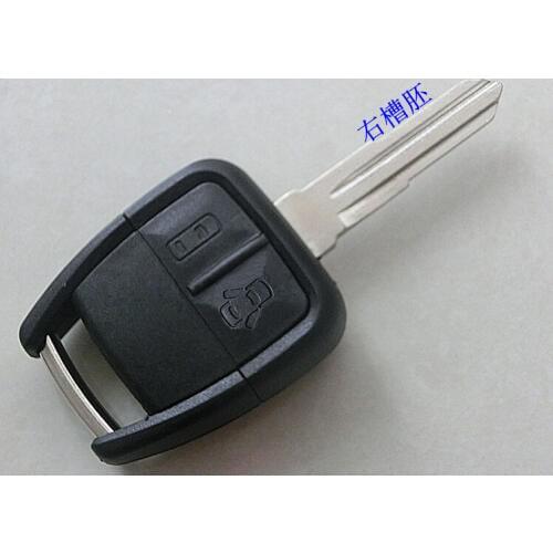 20PCS/lot Opel Vauxhall Vectra Astra Zafira Remote Key Shell Fob Case 2 Button With YM28 Right Blade