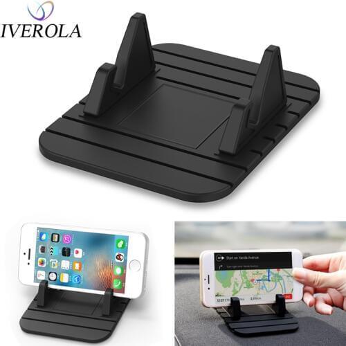 Pad Phone Stand Bracket Car Dashboard Non-slip Rubber Mat Phone Mount Holder For Huawei iPhone Samsung Xiaomi Phone Holder