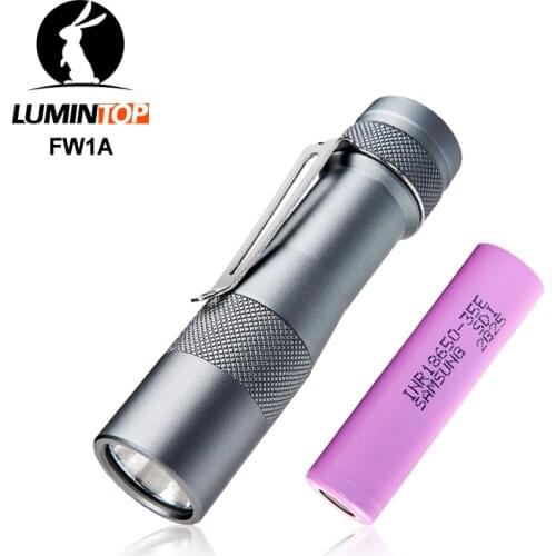 Lumintop FW1A 18650 Flashlight 1200lumens 370 meters With Anduril firmware tail switch flashlight