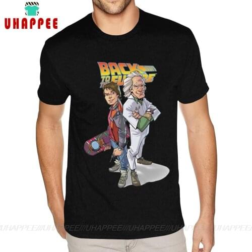 Cool Back To The Future Photo T Shirts tshirt Males S-6XL Black Shirts