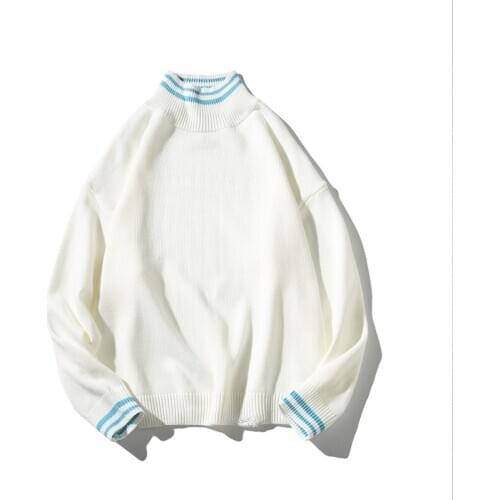 2020 Fashion Korean Striped Mens Sweaters Casual Winter Sweater Men Hip Hop Knit Pullover Men Big Sizes Mens Sweater Jacket top