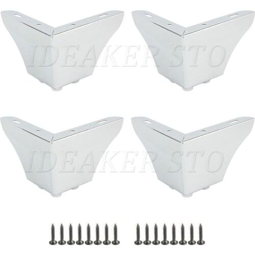 75/100mm Minimalist Style Furniture Legs with Screws, Iron Furniture Sofa Legs Replacement for Couch Cabinet tv stands beds Legs