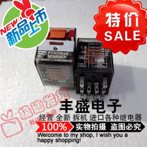 Original new 100% PT570548 genuine PT570548-48VDC import PT570548 relay 48V