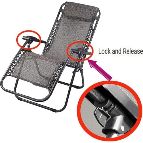 Pmsanzay (Pack of 2 Recliner Fixed Catch Lock and Release for Zero Gravity Lounge Chair Wide Armrest Adjustable Recliner Portabl
