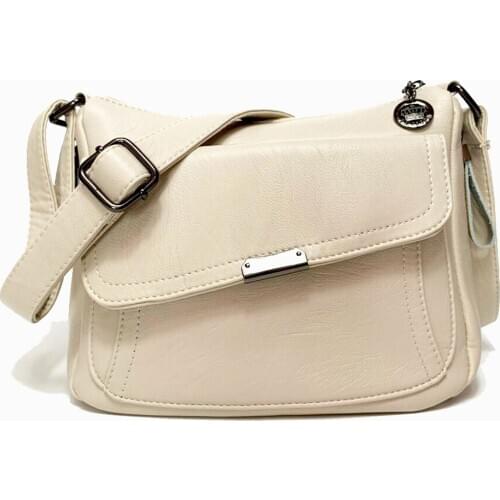 Genuine Quality Leather Luxury Purses and Handbags Women Bags Designer Multi-pocket Crossbody Shoulder Bags for Women 2021 Sac