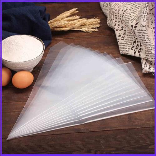 10pcs White Disposable Piping Bag Pastry Bag Icing Piping Cake Cupcake Decorating Tools