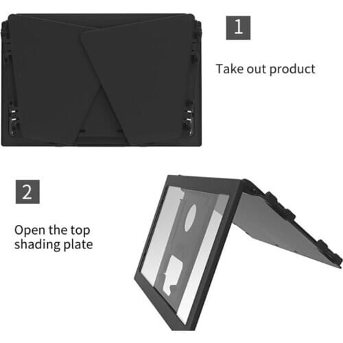 12 inch Mobile Phone 3D Screen Video Magnifier 8/9"Folding Curved Enlarged Smartphone Movie Amplifying Projector Stand Bracket