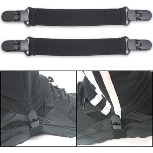 2Pcs Motorcycle Bike Stirrup Pants Clips Leg Boot Elastic Adjustable Straps Cycling Equipment for Pants Curtains Car Cushion