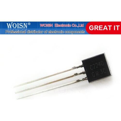 20pcs/lot 2SA970 2SC2240 (10PCS* A970 +10PCS* C2240 ) TO-92 Bipolar Transistors - BJT NPN Gen Pur SS new original In Stock