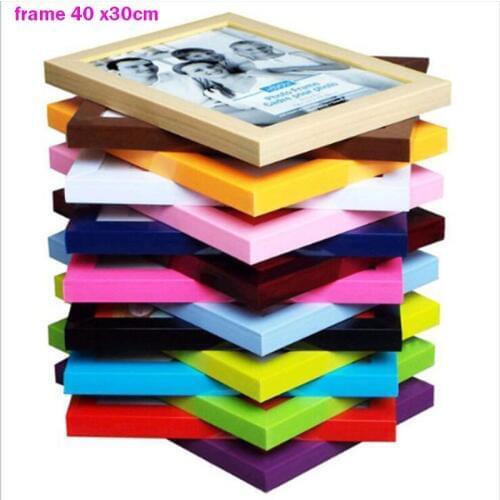 40x30cm 1pcs Good PVC Material Frame for Picture Photo Red /White/Rose Colour Frame for Choosing Plastic Frame for Protection