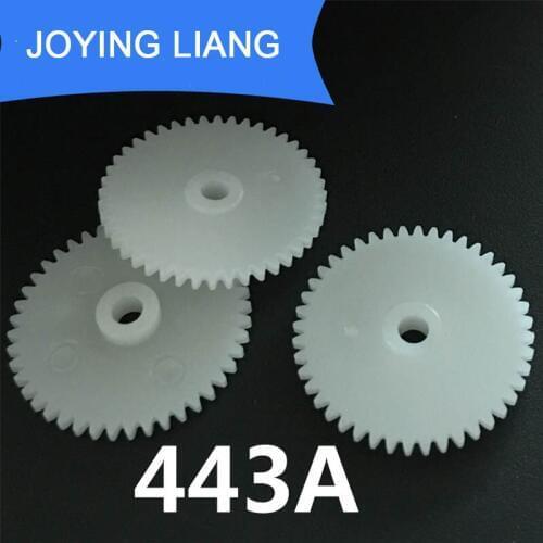 443A 0.5M 23MM GEAR Modulus 0.5 44 Teeth Plastic Gear 3MM Tight Toy Accessories