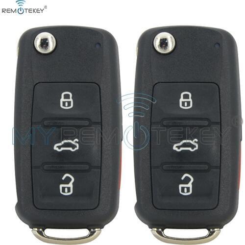 Remtekey 2pcs 5K0837202AE 315M Flip car remote key for VW Bettle CC EOS Golf Jetta Passat Tiguan Touareg car key 2014 2015 2016