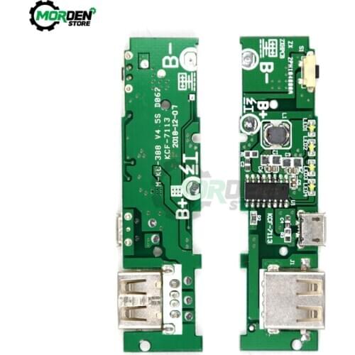 DC 5V 1A 2A Mobile Power Bank Charger Control Board Micro USB Polymer Lithium Battery Charging Board Step Up Boost Module