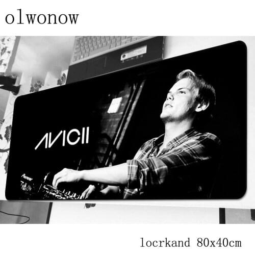 Avicii mouse pad 80x40cm xl mousepads best gaming mousepad gamer Colourful large personalized mouse pads keyboard pc pad