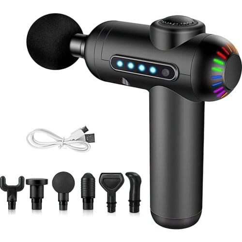 Mini Massage Gun Muscle Relaxation Massage Body Vibration Gun Massage Sports Pain Relief Slimming Shaping Exercising