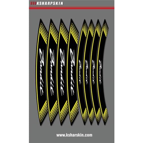 Motorcycle sticker stripe personality wheel stickers creative reflective decorative tires for HONDA Bandit 650 600 1200 1250