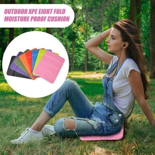 Soft Waterproof Dual Camping Hiking Picnic Portable Cushion Seat Pad Outdoor Folding Camping Moistureproof Cushion Mattress Pad