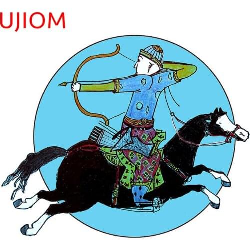 UJIOM WallStickers Mongolian Warrior Bedroom Decorations Sticker Accessories Room Wallpaper Home Decor Art Decals For Furniture